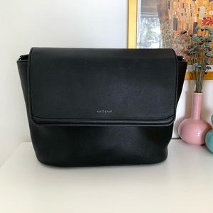 Matt & Nat Black Vegan Crossbody Purse